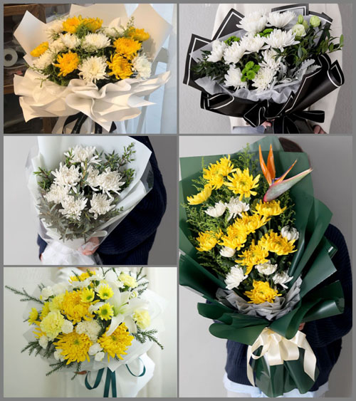 广东肇庆市封开县白垢镇望楼村白事花束代送